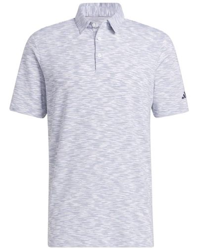 adidas Golf S Space Dye Polo Shirt - Blue