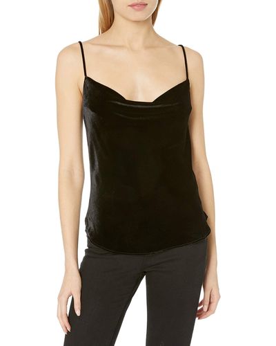 AG Jeans Womens Gia Top Cami Shirt - Black