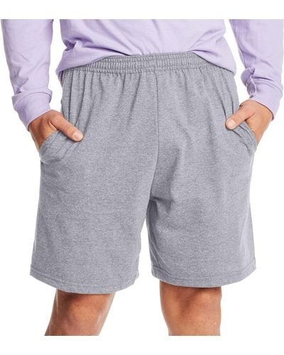 Hanes Jersey Short With Pockets - Multicolor