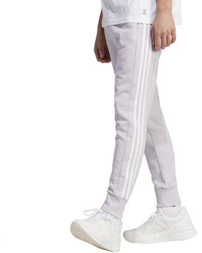 adidas Essentials French Terry Cuffed 3-stripes Pants - Multicolor