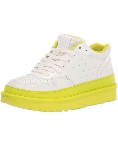 UGG Highland Sneaker White/sulfur 5 B - Yellow