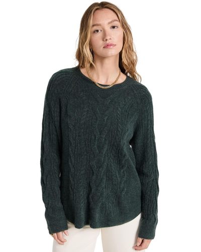 Splendid Christa Long Sleeve Sweater - Black