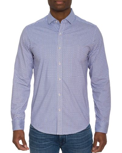 Robert Graham 's Durante Long-sleeve Button-down Shirt - Blue