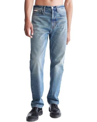 Calvin Klein Straight-fit Jeans - Blue