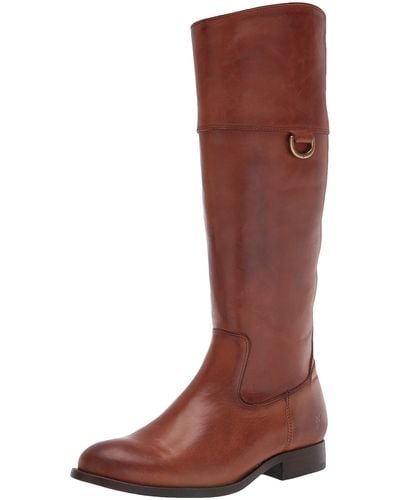 Frye Melissa D Ring Tall Knee High Boot - Brown
