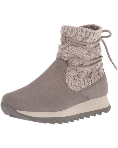 Merrell Alpine Pull On Knit Snow Boot - Gray