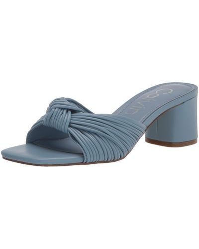 Calvin Klein Beanca Heeled Sandal - Blue