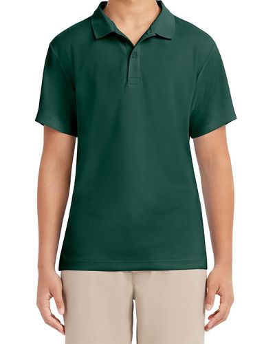 Izod Young Short Sleeve Performance Polo Shirt - Green