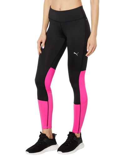 PUMA Run Favorite Regular Rise Long Tights - Pink