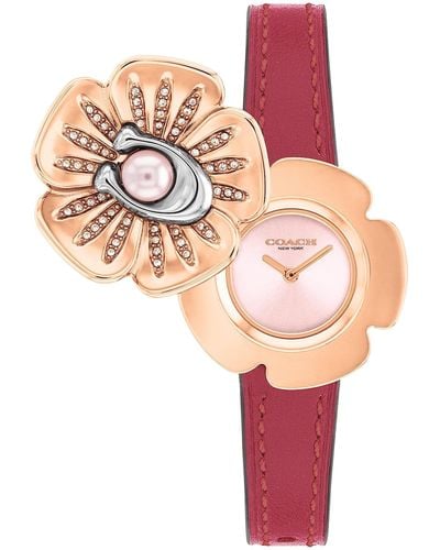 COACH Tearose Watch | A Feminine Design With A Touch Of Playfulness | Stylish Timepiece For Her - Multicolor