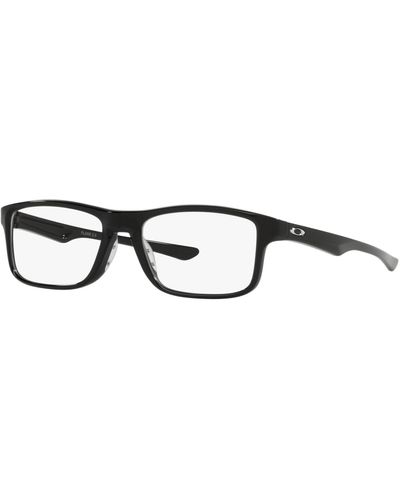 Oakley Ox8080 Plank 2.0 Rectangular Prescription Eyewear Frames - Black