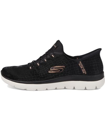 Skechers Hands Free Slip-ins Summits-classy Night Sneaker - Black