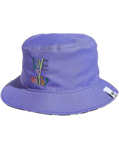 adidas Originals Love Unites Reversible Bucket Hat - Purple