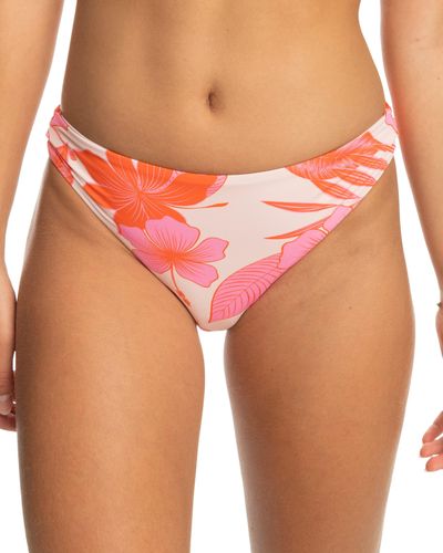 Roxy Standard Beach Classics Hipster Bikini Bottom - Pink