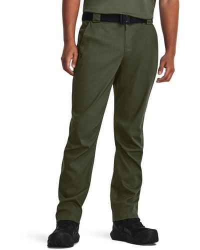 Under Armour S Enduro Elite Flat Front Pants, - Green