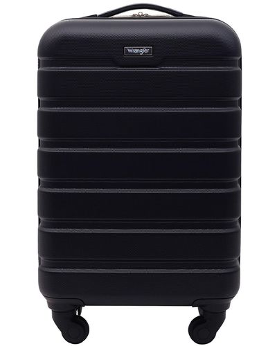 Wrangler Hardside Carry-on Spinner Luggage - Blue