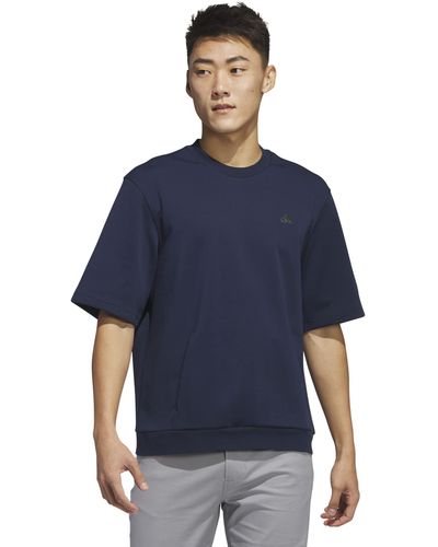 adidas Go-to Short Sleeve Sweatshirt T-shirt - Blue
