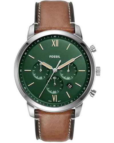 Men's fossil watch green face cheap