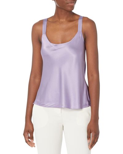 Vince S Shaped Scoop Nk Cami,dk Lilac,x-small - Purple