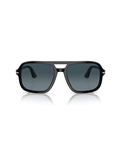 Persol Po3328s Polarized Aviator Sunglasses - Black