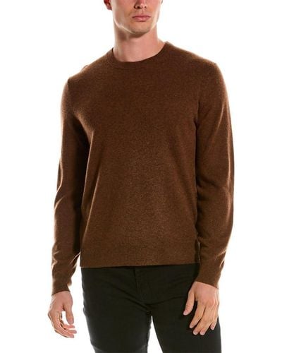 Theory Hilles Cashmere Crewneck Sweater - Brown