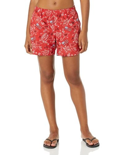 Columbia W Super Backcast Water Short - Red