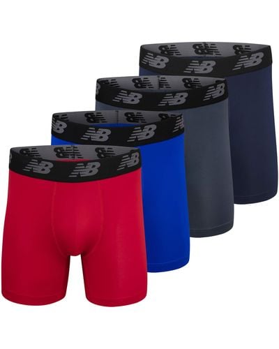 New Balance Performance 5" No Fly Boxer Briefs - Multicolor