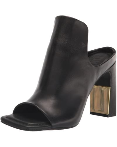 DKNY Essential Open Toe Fashion Pump Heel Sandal Heeled - Black