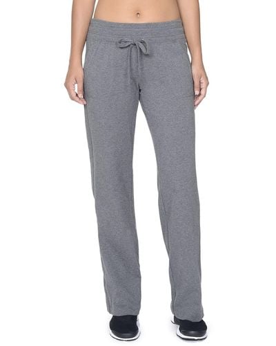 Danskin Womens Straight Athletic Pants - Gray