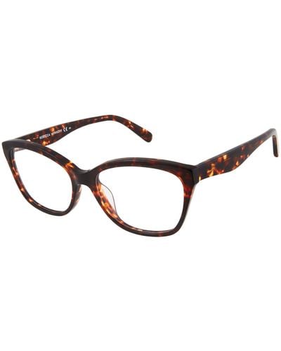 Rebecca Minkoff Lark 1 Rectangular Prescription Eyewear Frames - Brown