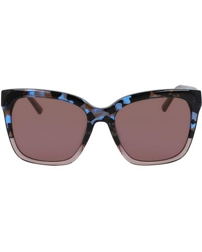 DKNY Dk534s Square Sunglasses - Blue