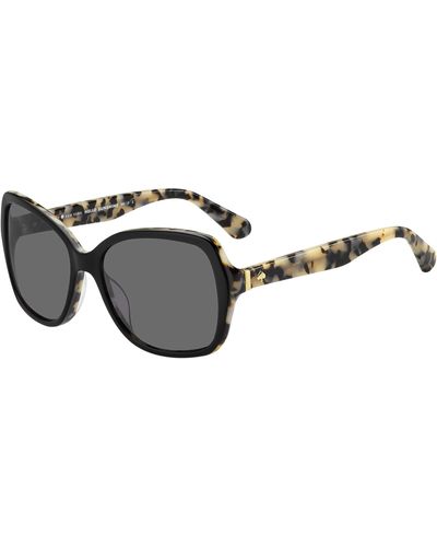 Kate Spade Karalyn Polarized Square Sunglasses - Black