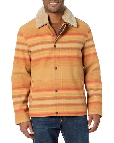 Pendleton Silverton Wool Coat - Orange