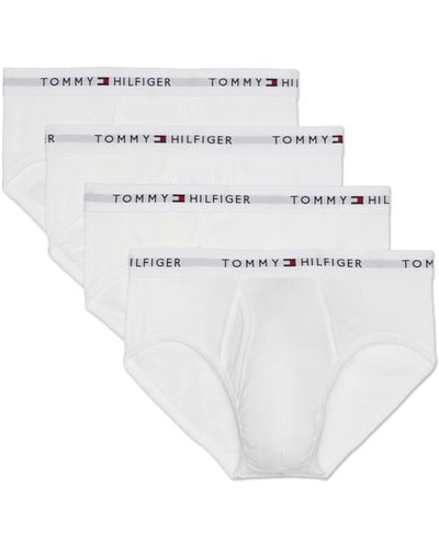 Tommy Hilfiger Underwear 4 Pack Cotton Brief - White