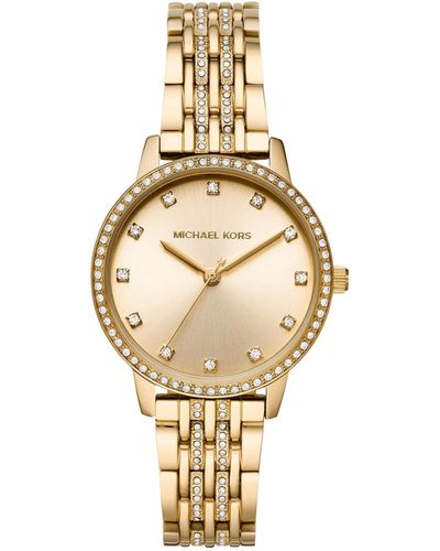 Michael Kors Slim Runway Three-hand Stainless Steel Watch 38mm in 