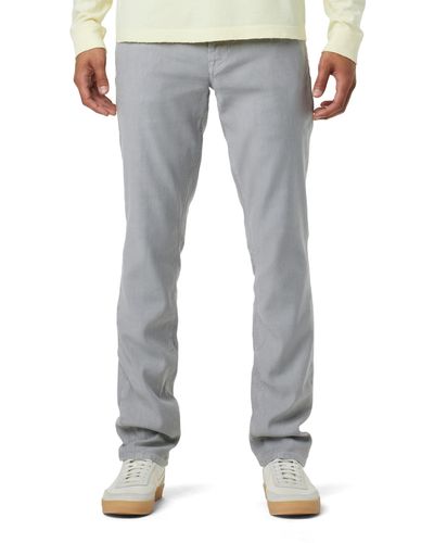 Hudson Jeans Blake Slim Straight Casual Pants - Gray