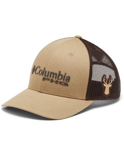 Columbia Unisex Phg Logo Mesh Snap Back - High, Sahara/deer, One Size - Natural