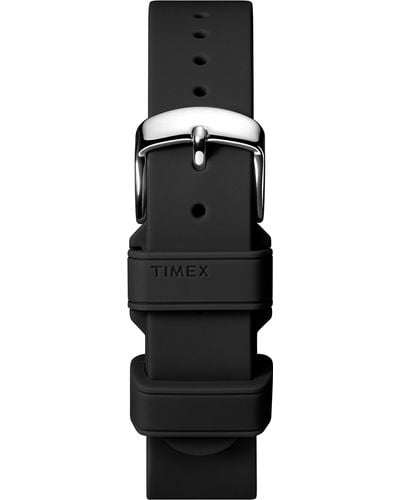 Timex 18mm Silicone Strap Watch Black