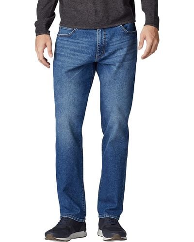 Lee Jeans Jeans a Gamba Affusolata con Movimento Estremo della Serie Moderna - Blu