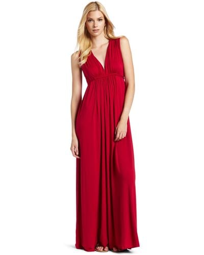 Rachel Pally Long Sleeveless Caftan Dress - Red