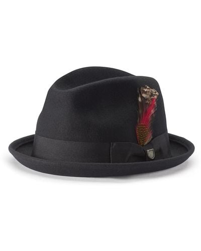 Brixton Gain Fedora Hat - Black