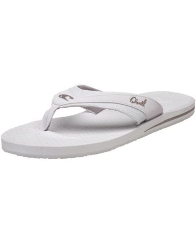 O'neill Sportswear Legacy Thong Sandal,white,6 M Us - Multicolor