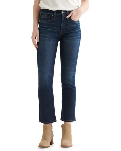 Lucky Brand Womens High Rise Zoe Straight Jeans - Blue