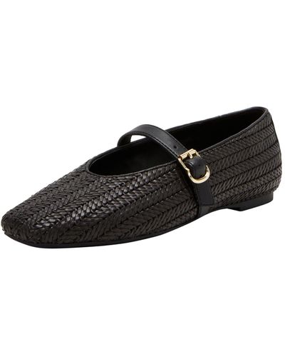 Katy Perry The Evie Mary Jane Woven Flat - Black