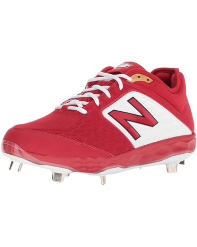 New Balance 3000 V4 Tpu Molded Baseball Shoe - Red