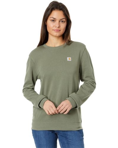 Carhartt Relaxed Fit Midweight French Terry Crew Neck Sweatshirt - Green