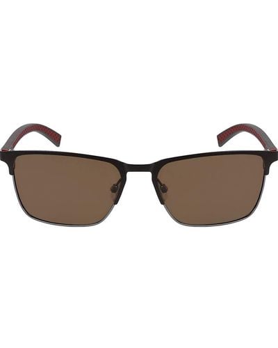 Nautica N5137s Rectangular Sunglasses - Brown