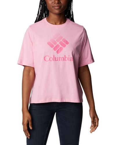 Columbia North Cascades Relaxed Tee T-shirt - Red