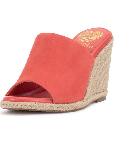 Vince Camuto Fayla Wedge Sandal - Red