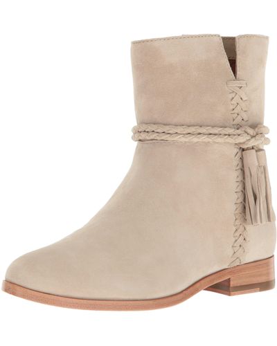 Frye Tina Whipstitch Tassel Boot - Natural